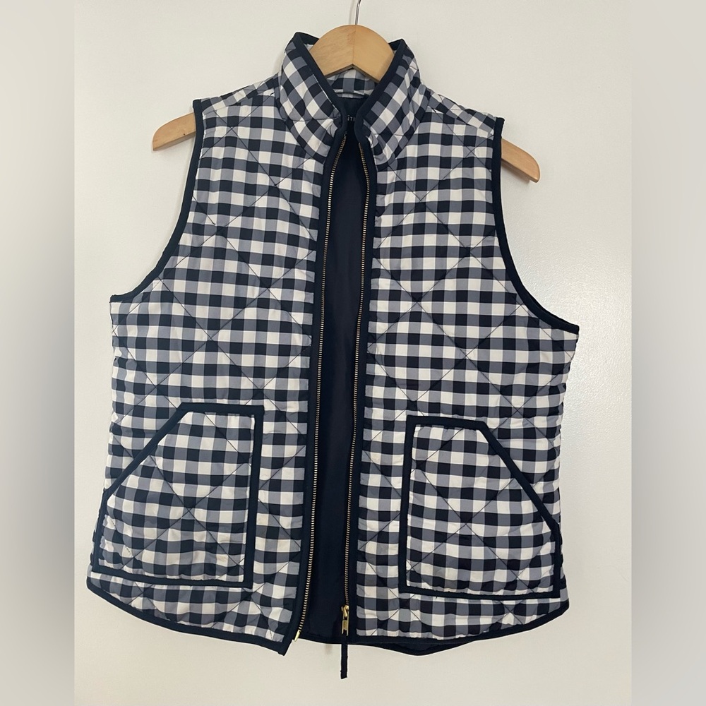 J Crew plaid walking vest